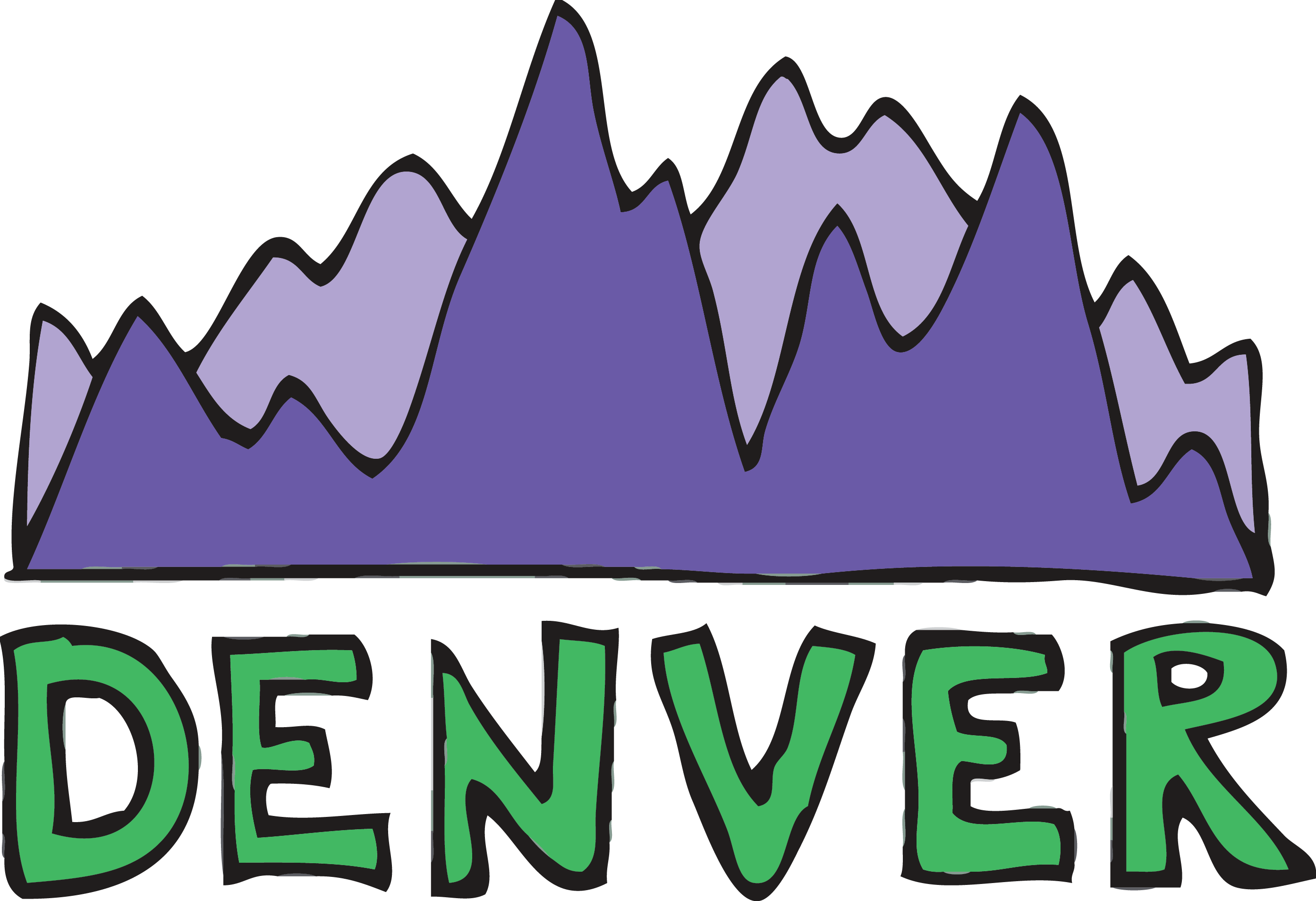Clip Art Denver Clipart - Denver Icon (2787x1907)