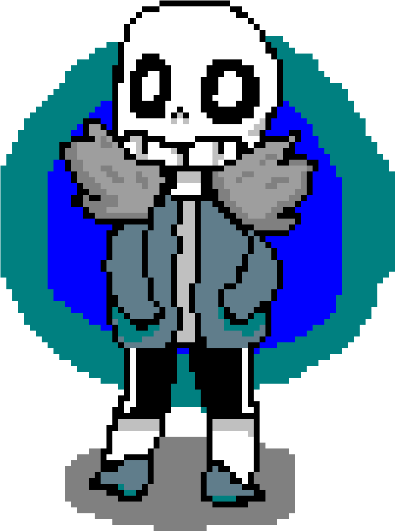 Drawn Pixel Art Chibi - Undertale (1200x1200)