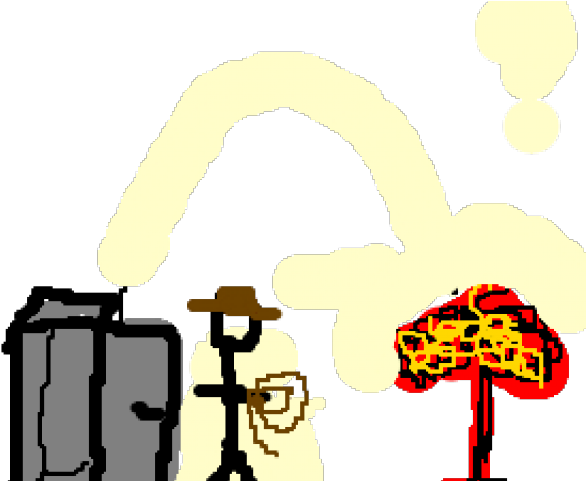 Indiana Jones Clipart Fat - Illustration (640x480)