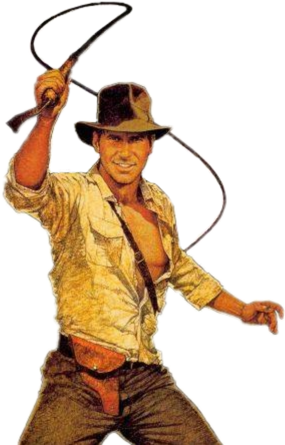 Indianajones Adventurer Sticker By - Indiana Jones Movie Covers (1024x1024)
