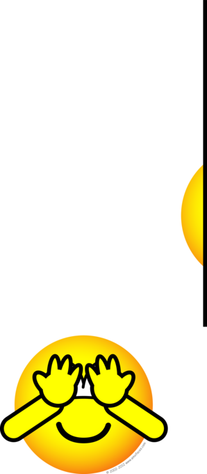Hide And Seek Emoticon - Hide And Seek Emoji (298x681)