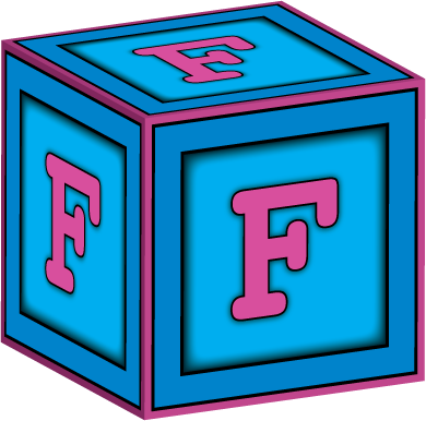 390 X 386 1 - Letter I Baby Block (390x386)