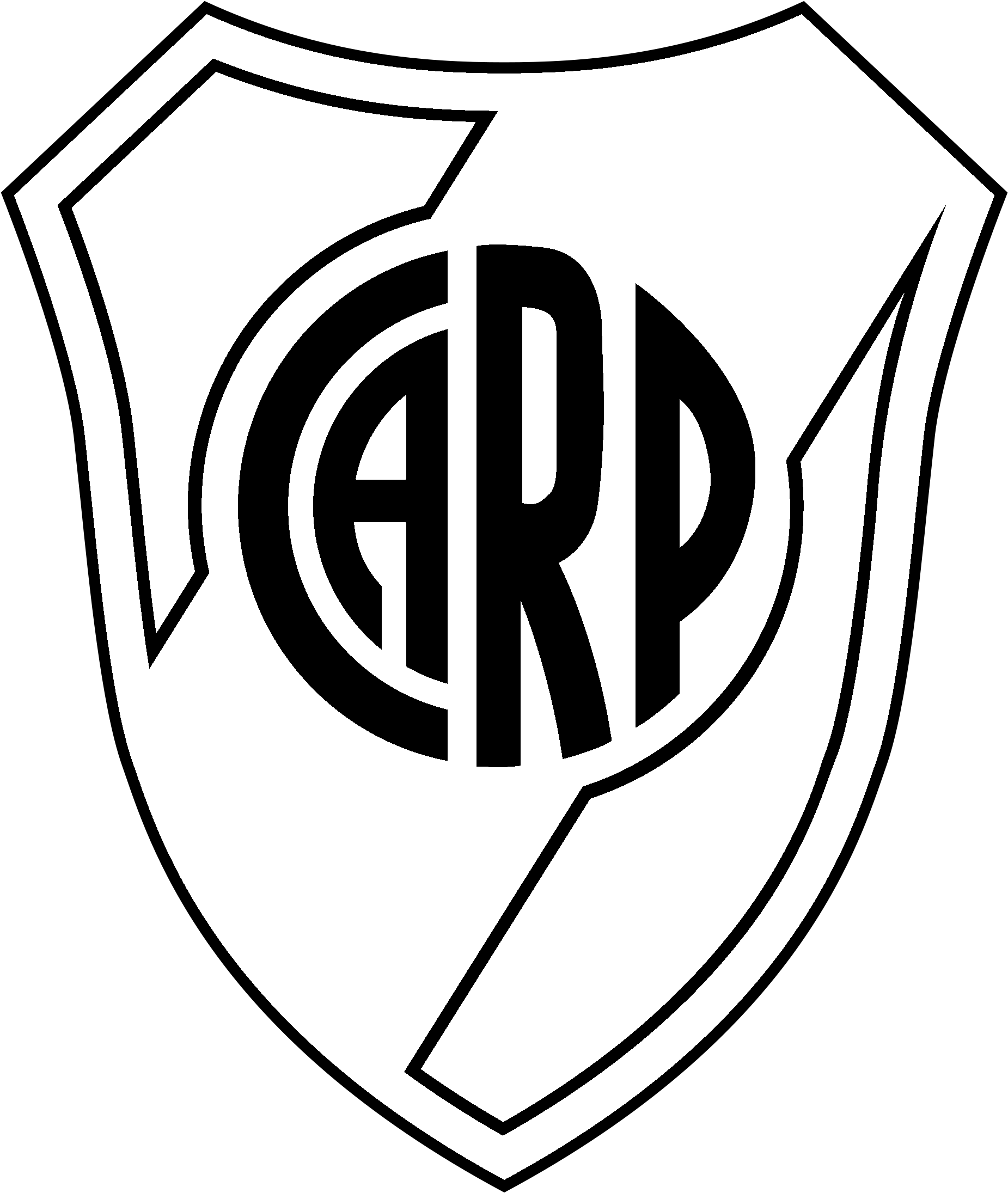 Club Atletico River Png Transparent Svg Vector - Logo Do River Plate Png (2400x2400)