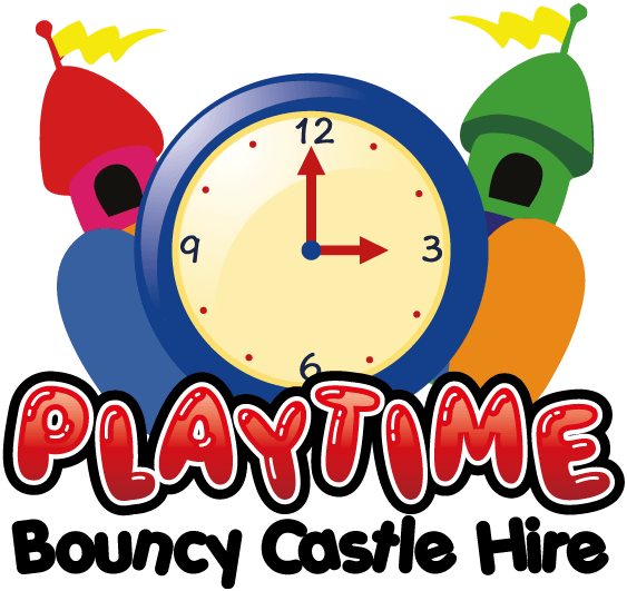 Playtime Bouncy Castle Hire - Wall Clock (563x531)