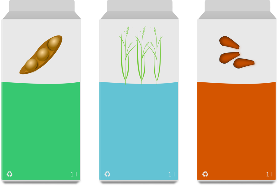 Soy Milk Clipart Soy Milk Plant Milk - Almond Milk Clipart Png (899x606)