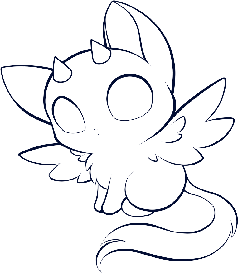 Animal Line Art - Easy Animal Line Art (800x950)