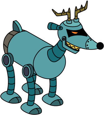 Robot Reindeer Futurama (460x460)