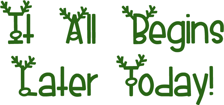 The First Day Of Our Special 12 Day Raise The Hoof - Calligraphy (783x395)