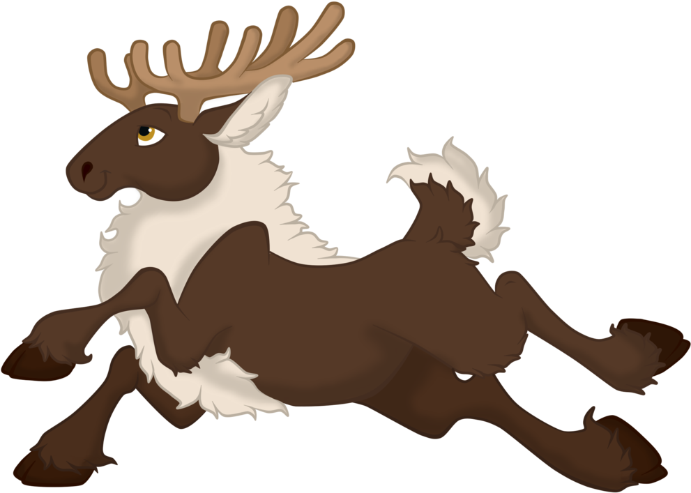 Clipart Reindeer Pin The Tail On - Illustration (1024x851)