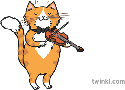 Cat And The Fiddle - Cartoon (630x315)