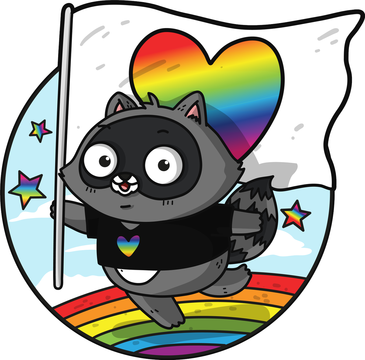 A Drawn Image Of Bit, The Cloud Developer Advocate - Cartoon (1200x1182)