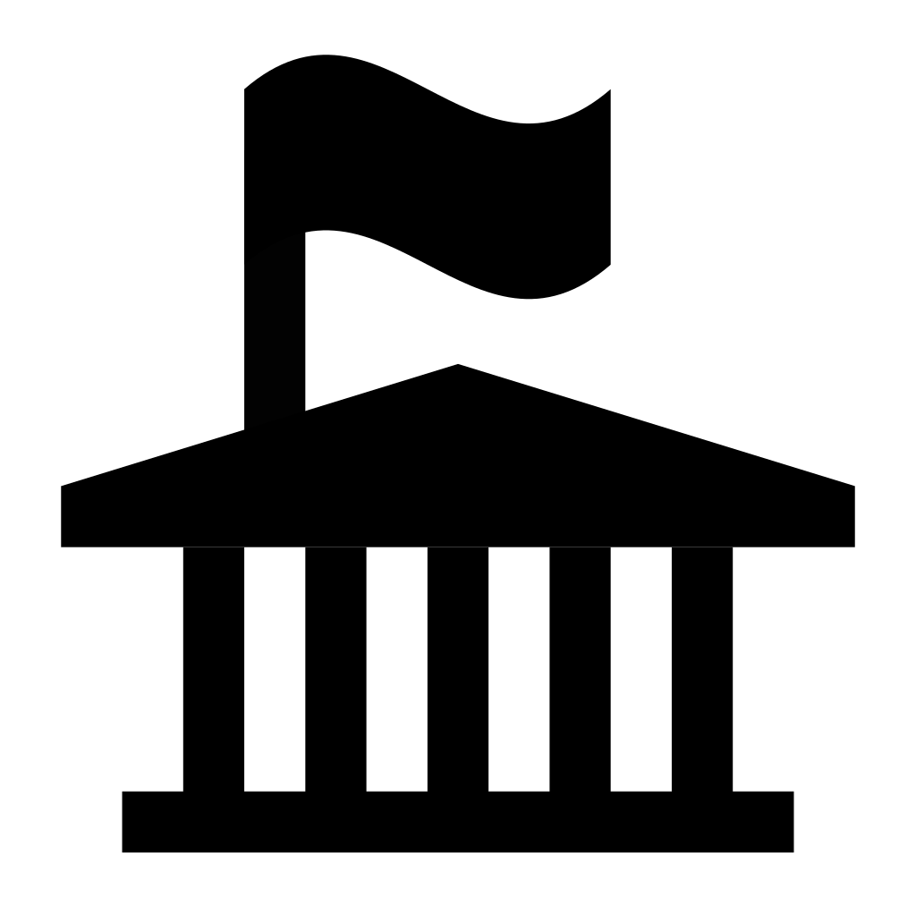 Maki1 Town Hall - Transparent Company Icon White (1024x1024)