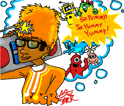 Yo Dj Lance Rock By Sporkbotic - Cartoon (498x414)