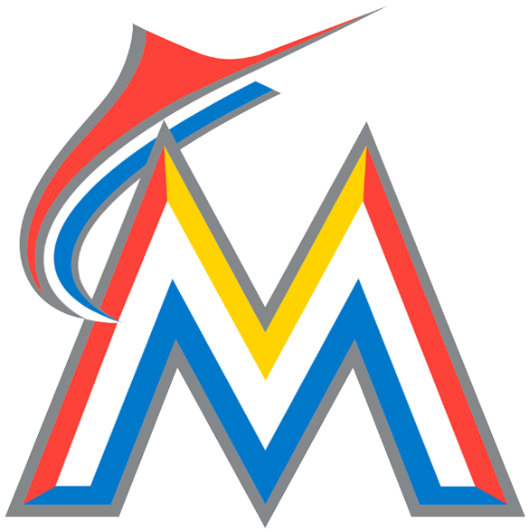 Atlanta Braves Baseball Clipart - Miami Marlins Logo (600x600)