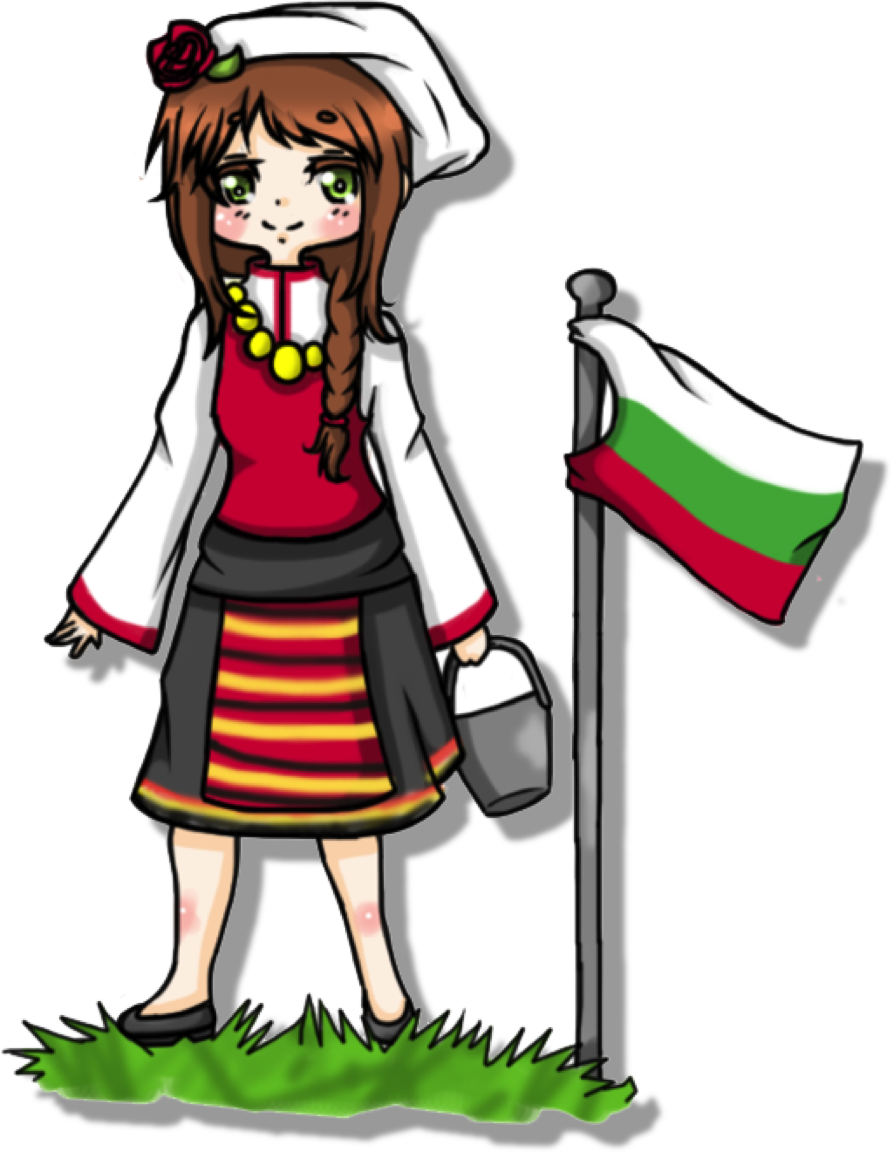 Clip Art Free Library Bulgaria Stereotype European - Buenos Dias Imagenes En Bulgaro (896x1156)