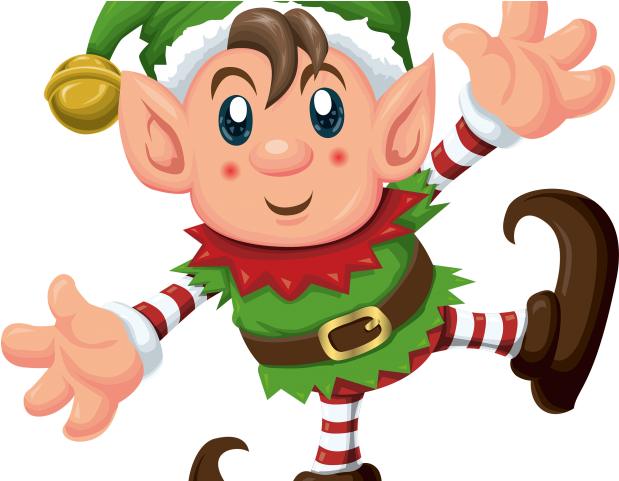 Kiss Clipart Elf - Christmas Elf Clipart (640x480)
