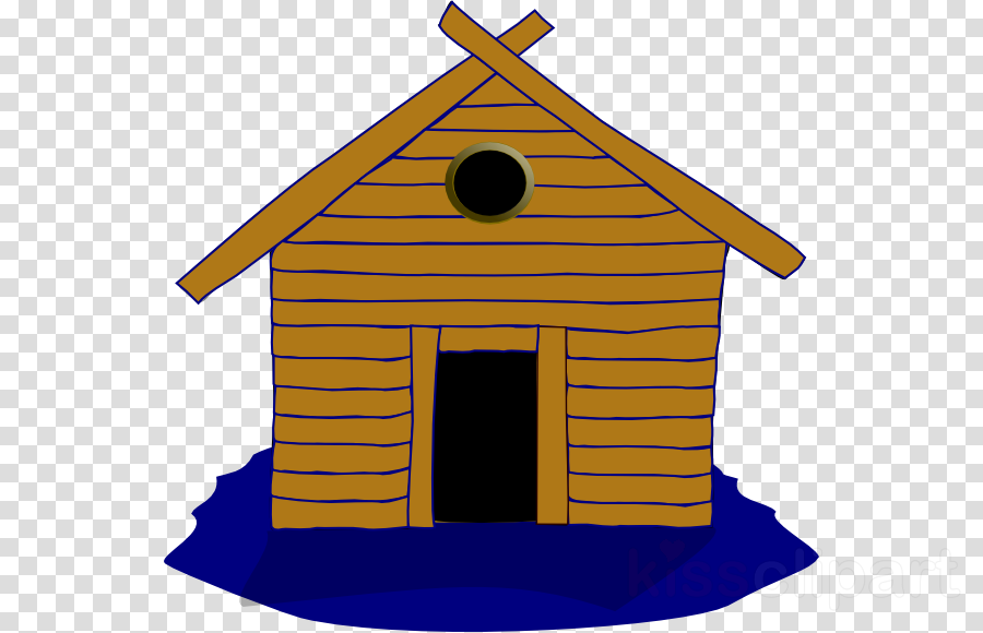 Wooden House Clipart Seasonal Clip Art Log Cabin Clip - Three Little Pigs Clipart (900x580)