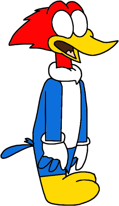 Zombie Woody Woodpecker Walking - Woody Woodpecker Marcospower1996 2017 (900x900)