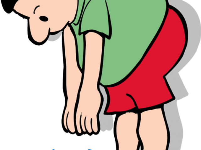 Toe Touch Cliparts - Touch Your Toes Cartoon (640x480)