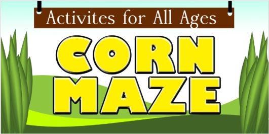 Blank Corn Maze Vinyl Banner - Blank Corn Maze Vinyl Banner (560x560)