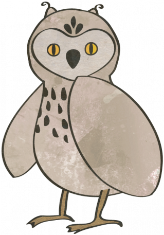 Owl Doodle Graphic By Janet Scott - Cartoon (456x456)
