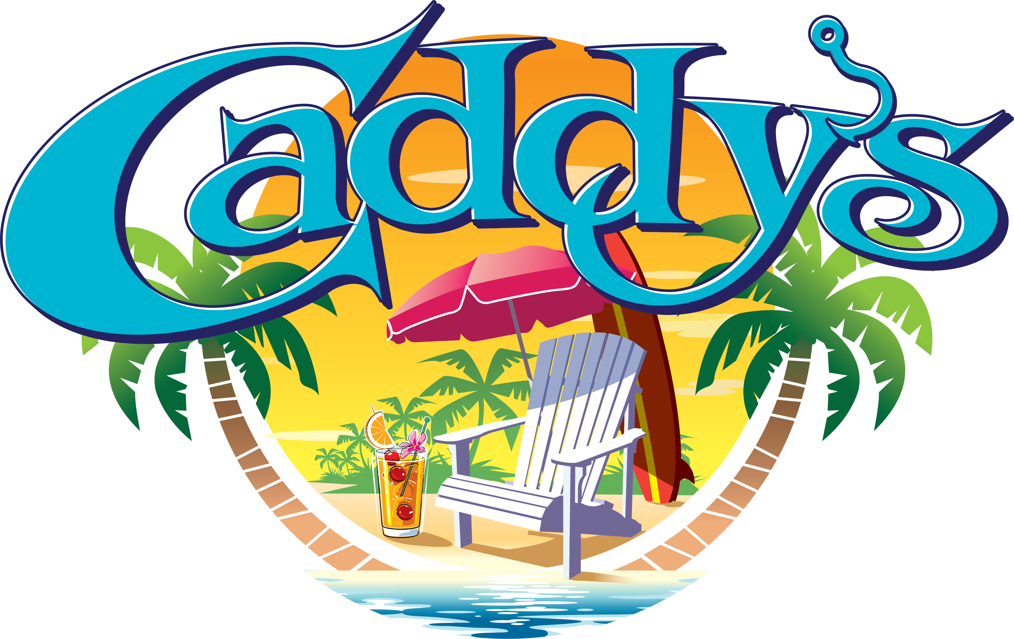 Caddy's On The Beach Logo (3342x2107)