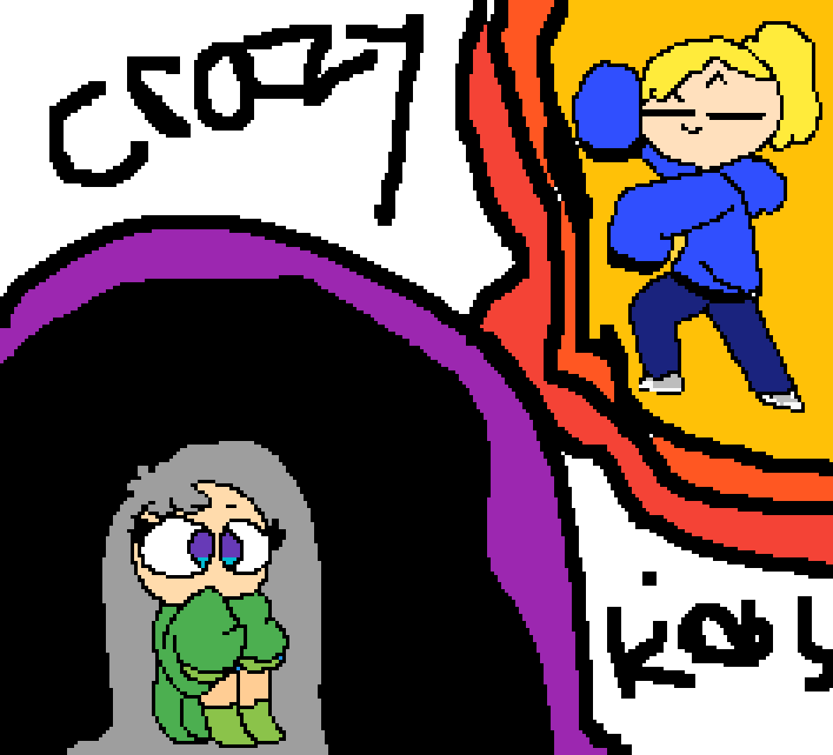 Crazy Kids - Cartoon (1180x1070)