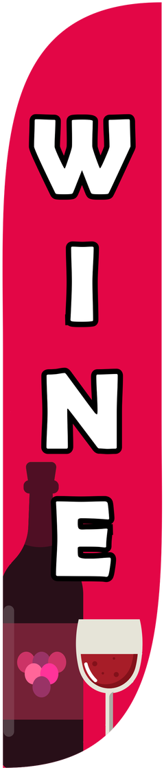 Wine Feather Flag Red Copy - Wine Feather Flag Red Copy (960x1280)