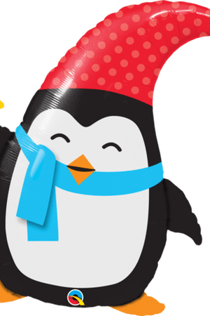 Sydney Clipart Penguin - Pinguino Con Globos Png (300x450)