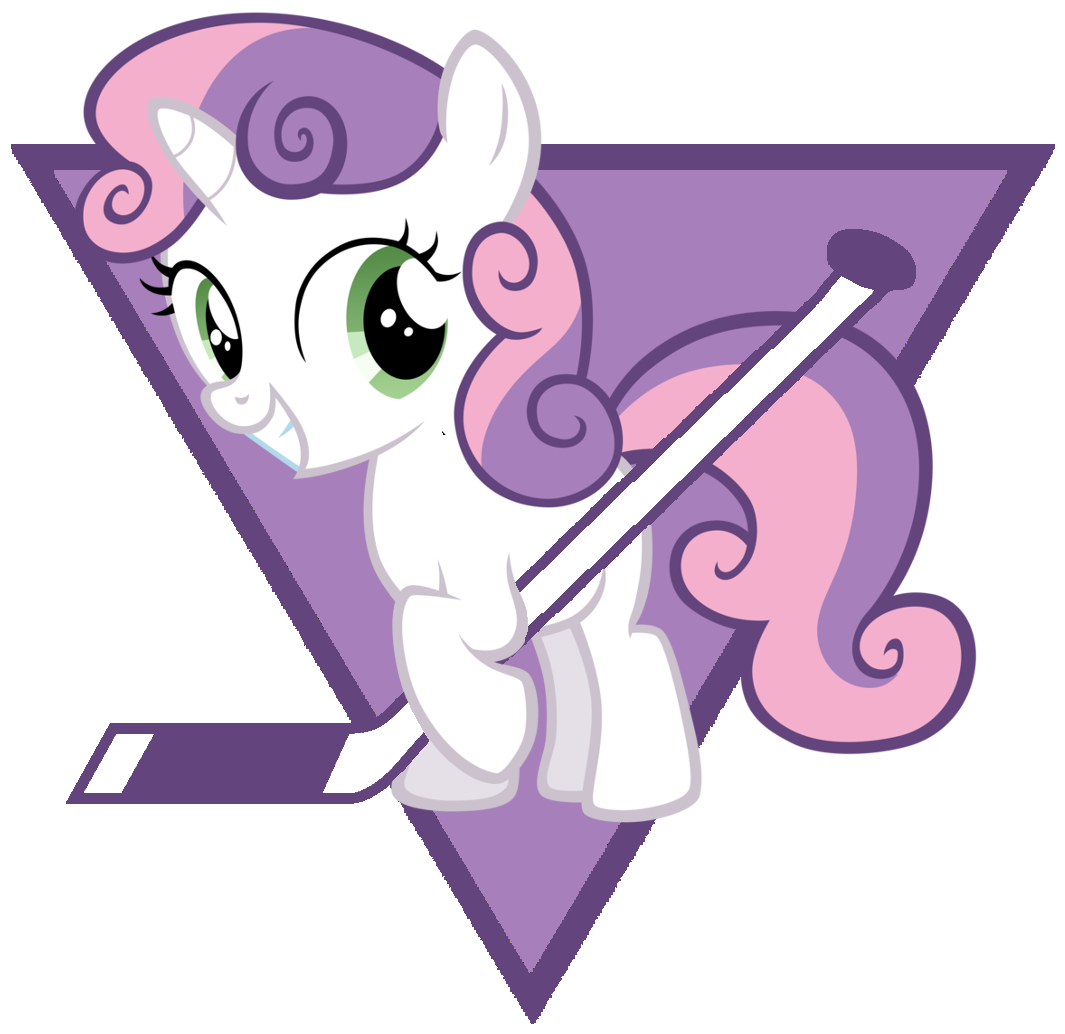 Lyraheartstrngs, Hockey, Hockey Stick, Logo, Logo Parody, - Arc En Ciel Licorne Png (1064x1064)