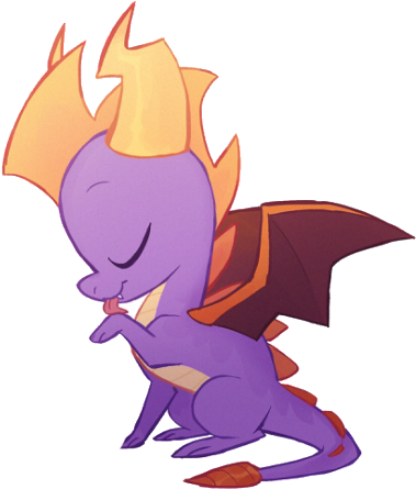 Spyro The Dragon Fanart (480x482)