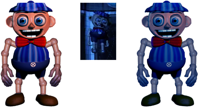 Sister Location's Bb Looking Doll Thing [photoshop - Fnaf Sister Location Dolls (700x374)