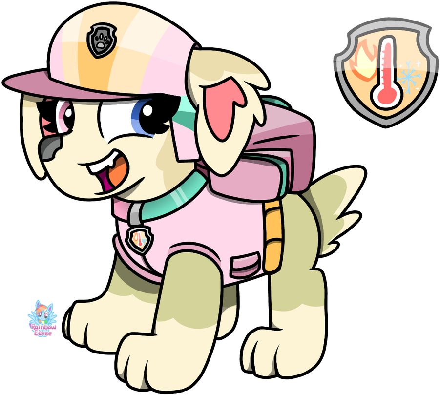 Paw Patrol Oc Skeverest By Rainboweevee-da - Cartoon (945x846)