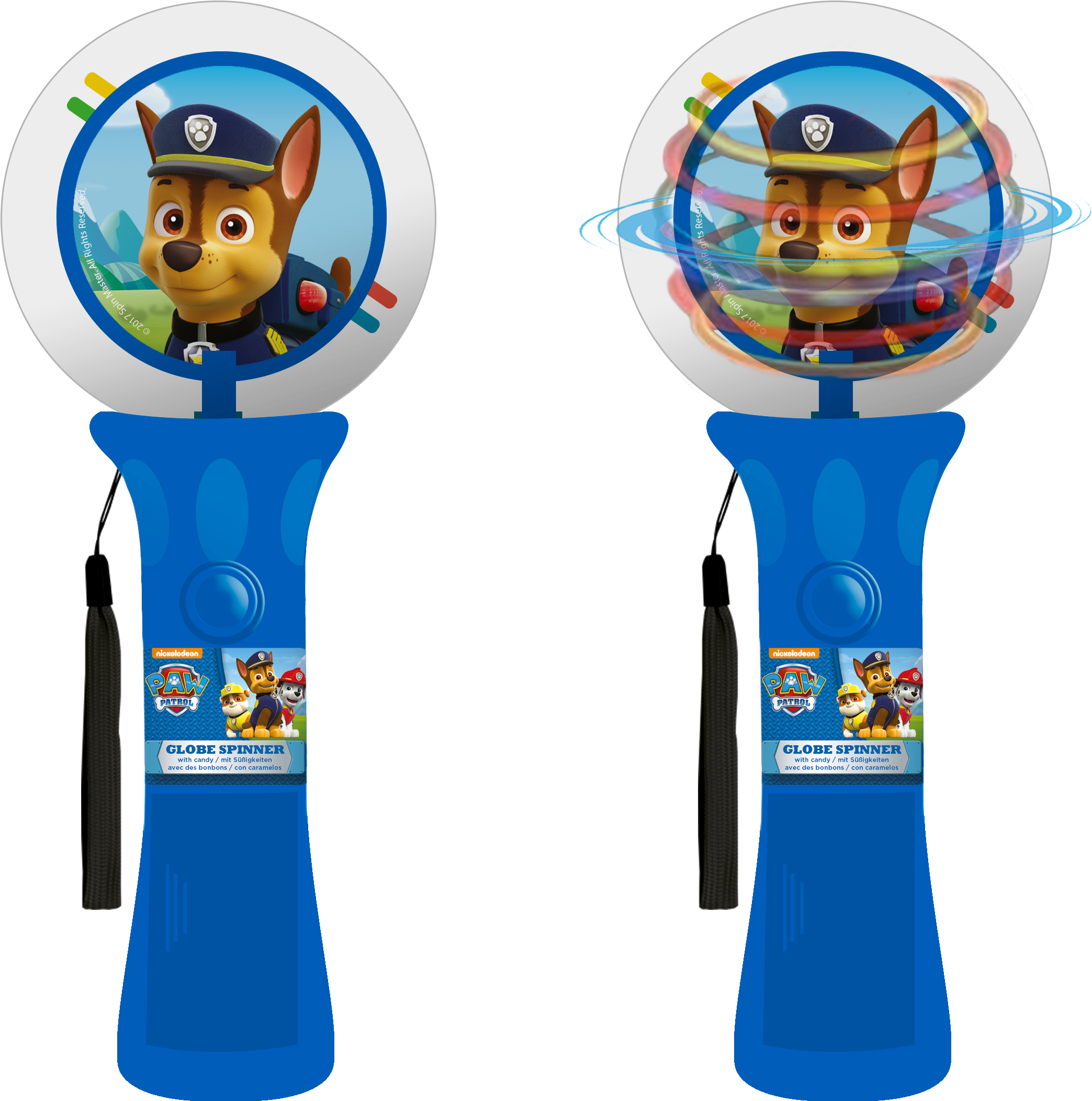 Globe Spinner Paw Patrol - Cartoon (2175x2145)