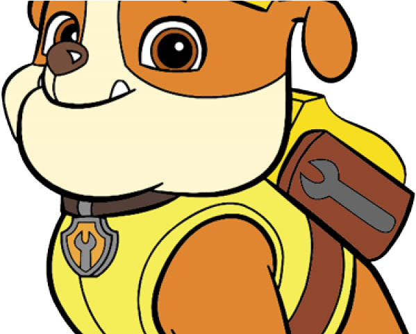 Numbers Clipart Paw Patrol - Rubble Paw Patrol Clipart (640x480)