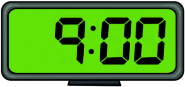 In An Effort To Inspire On-time Attendance, We Will - 9 00 Am Alarm Clock (420x420)