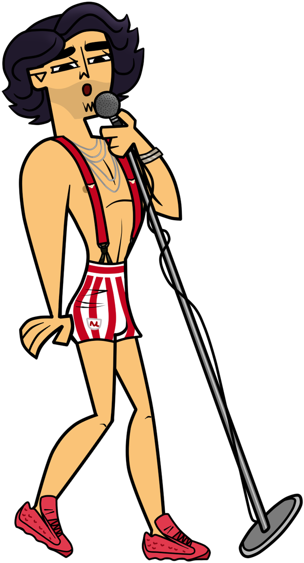 Devin As Freddie Mercury By Evaheartsart - Freddie Mercury For Halloween (673x1188)