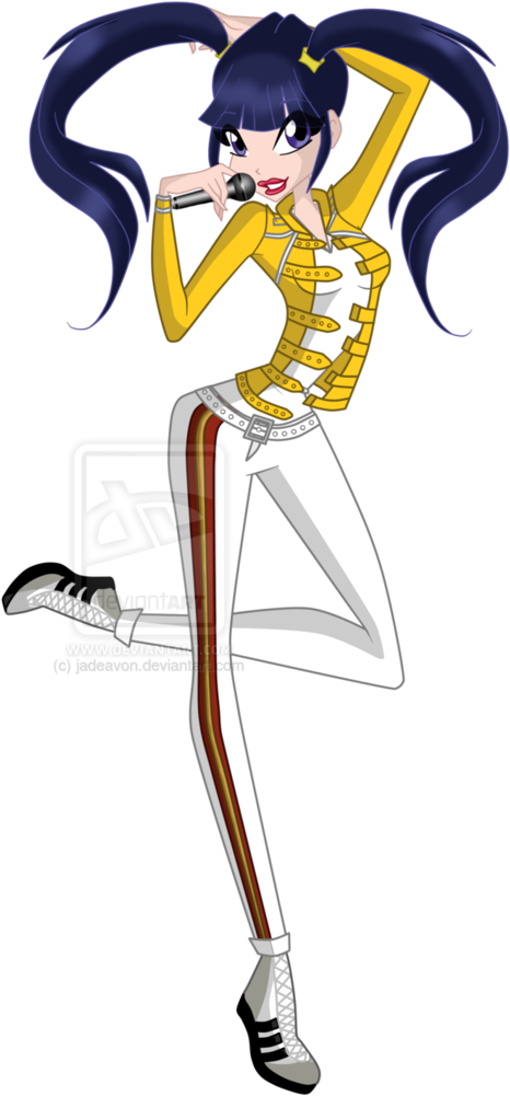 Winx Club Hintergrund Titled Musa As Freddie Mercury - Cartoon (723x1106)