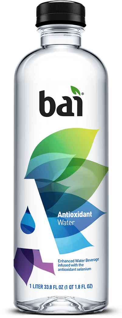 Coconut Tea Drink Water Brands Bai Clipart - Bai Water (400x1120)