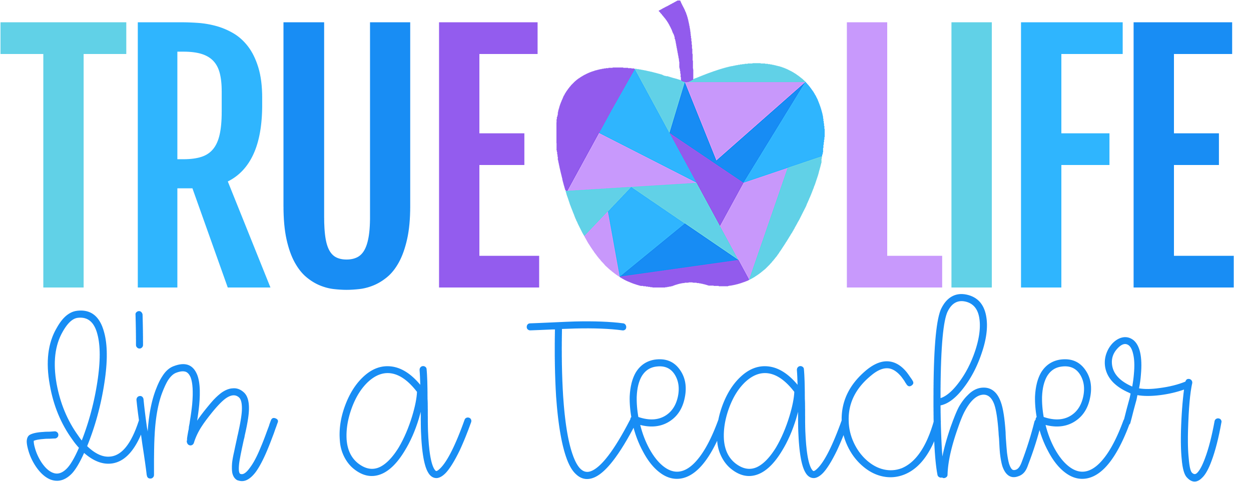 Truelifeimateacher Logo Final1 12 Books To Teach Personal - Graphic Design (2500x1607)