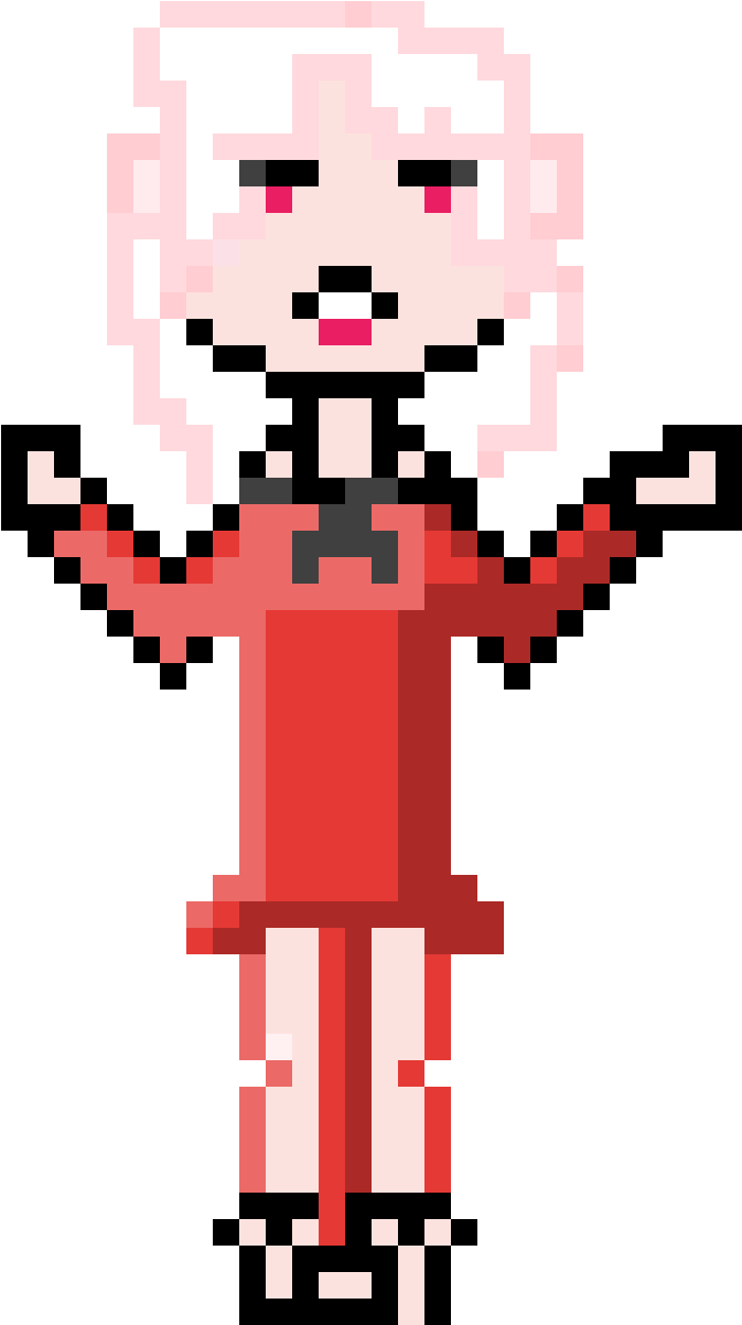 Little Red Dress - Cartoon (1200x1200)