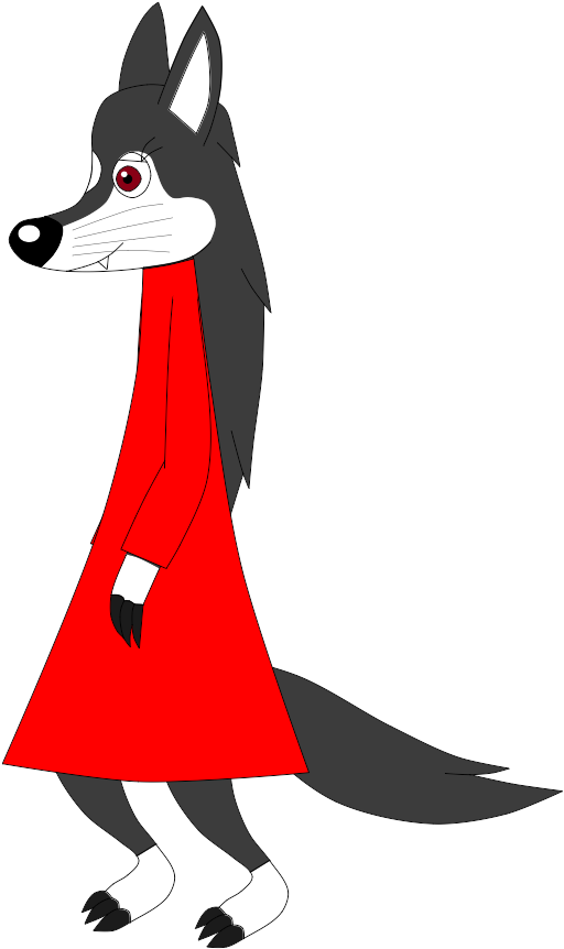 Kira's Red Dress By Louieyellowfox Kira's Red Dress - Cartoon (1598x900)
