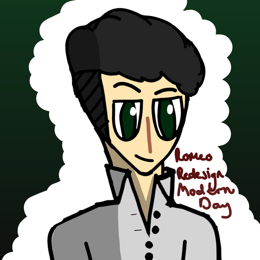 Modern Day Romeo Redesign - Cartoon (894x894)