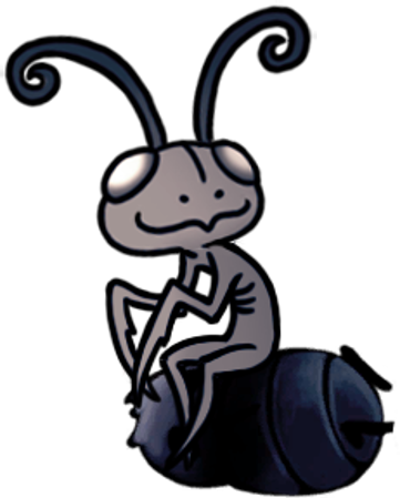 Cave Clipart Ant - Hollow Knight Ant (361x449)