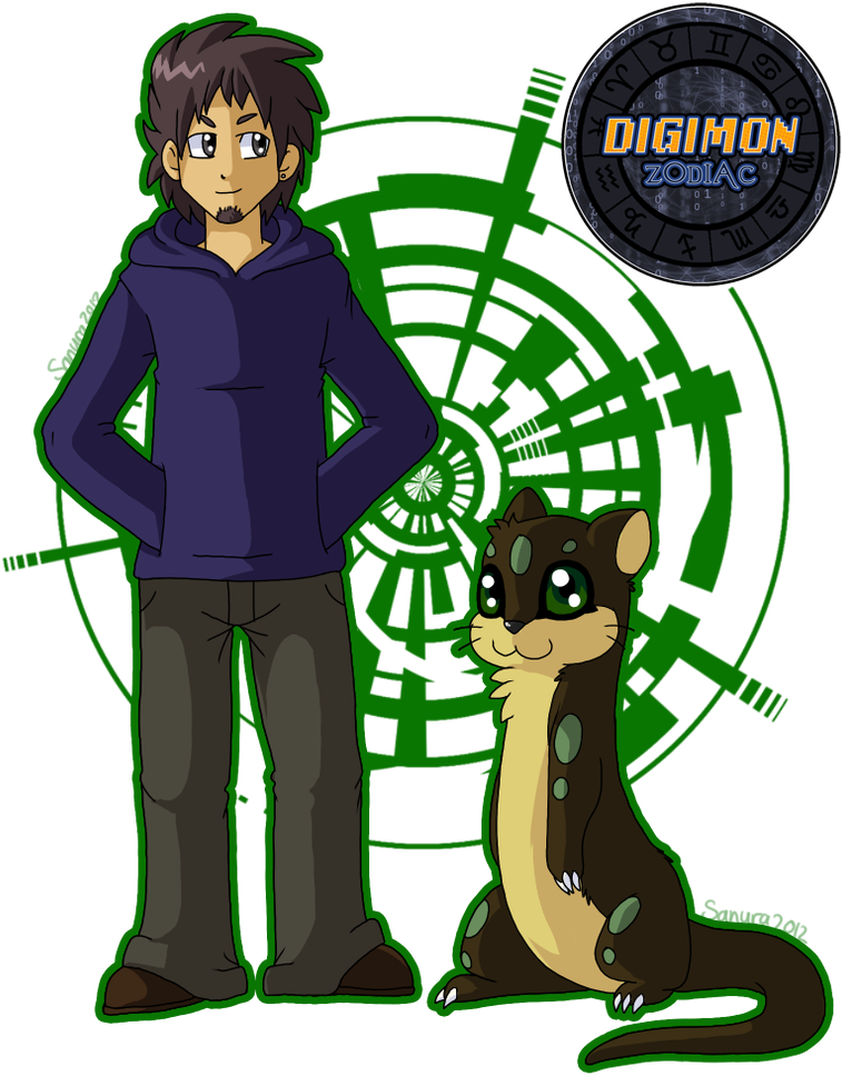Ryan And Nivamon By Fox-song - Fan Made Digimon Characters (791x1010)