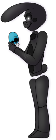 Had - Fnaf Popgoes Black Rabbit (500x500)