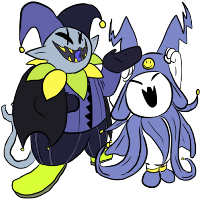 Demonic-snowball - Jack Frost And Jevil (400x400)