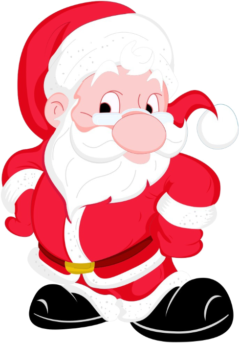 Christmas-clipart Free Printable Certificates, Gift - Santa With Glasses (600x767)