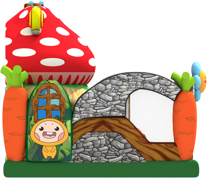 Electronic Mushroom House, Electronic Mushroom House - Cartoon (750x750)