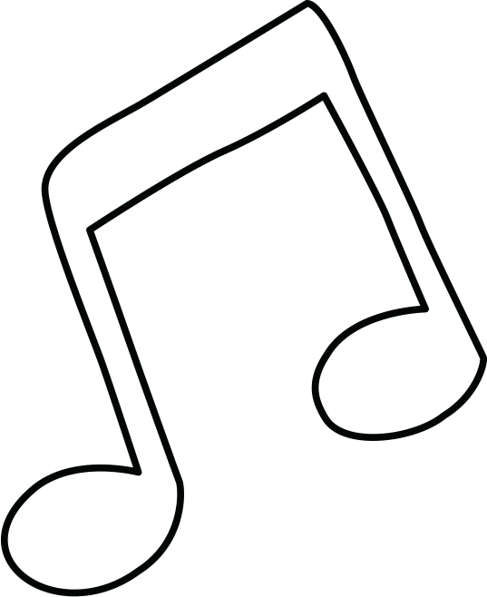 Hip-hop - Line Art (537x658)